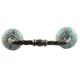 Sea Green Etched Ceramic Cut Bridge Handle